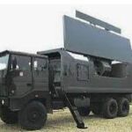 Un radar del tipo Ground Master 400, instalado sobre un camión militar