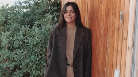 María García de Jaime con un look de temporada.