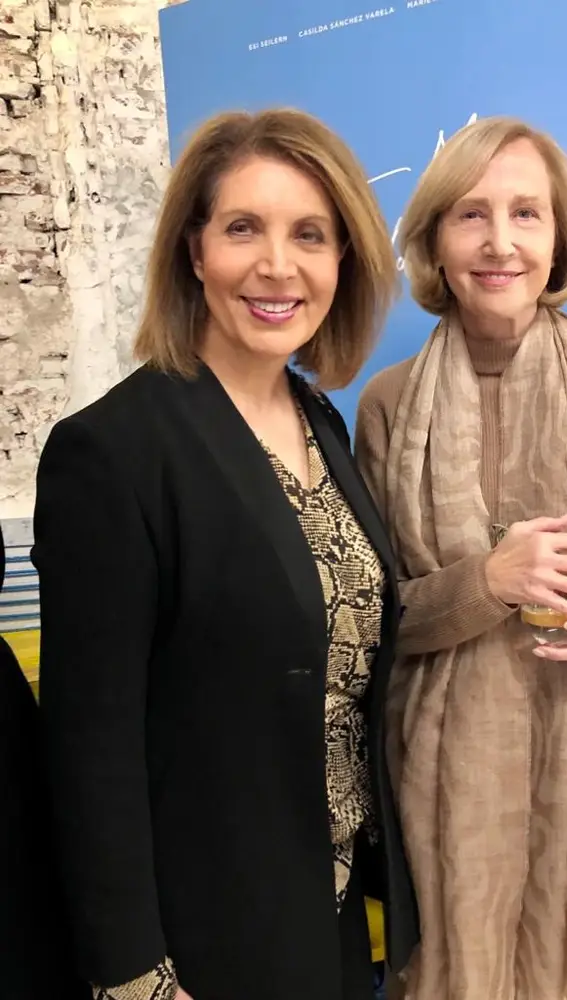 Massumeh con Silvia Moroder, la presidenta de ANAR