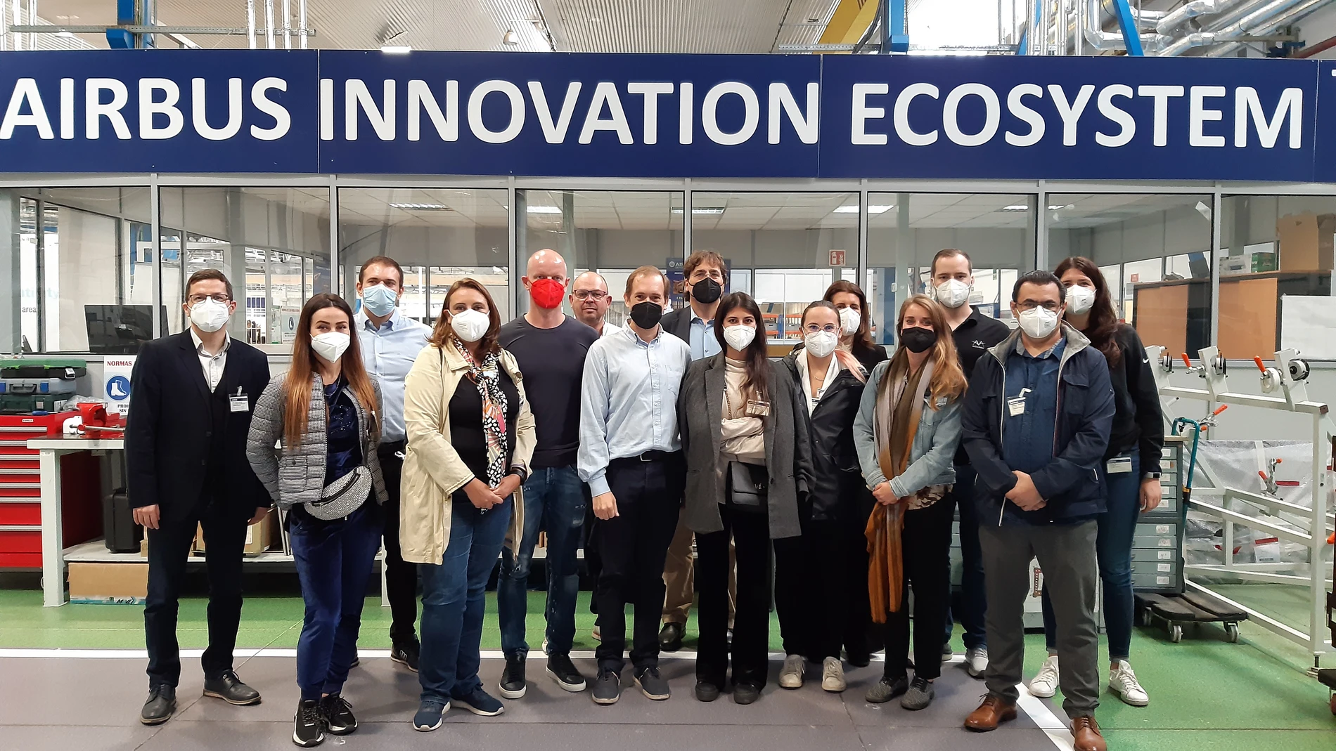 Expedición de pymes europeas coordinada por CTA en el marco del proyecto GALACTICA para conocer el ecosistema aeronáutico andaluz