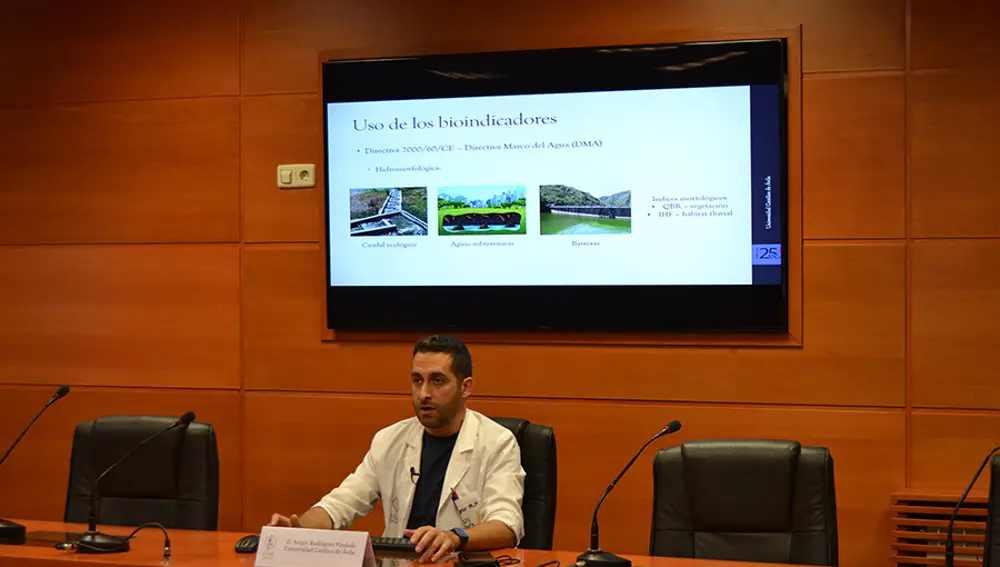 Sergio Rodríguez, miembro del grupo de investigación de la UCAV PROVECAV