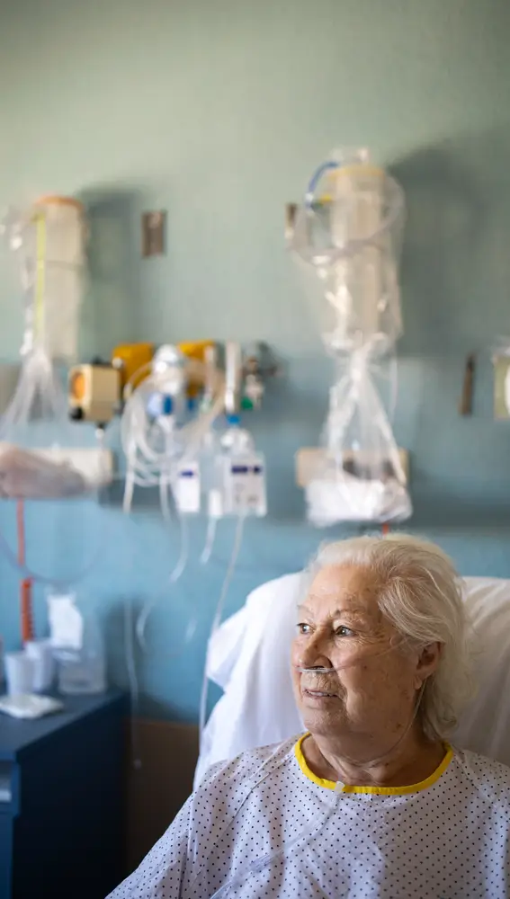 Andrea, de 82 años, no imaginaba que podía caer enferma
