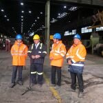 José Antonio Jainaga, presidente de Sidenor, en una de las instalaciones de la compañía