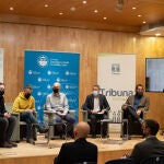 El presidente del CES, Enrique Cavero, presenta la jornada 'Sector Forestal. Estrategia y desarrollo'