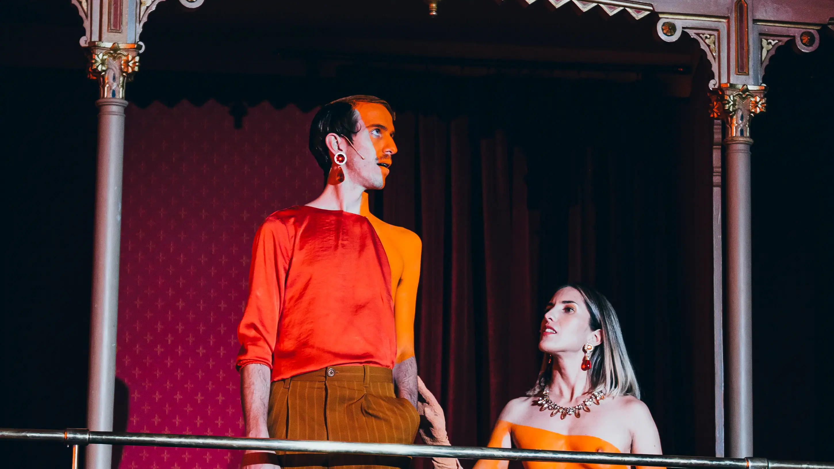 Marc Domingo y Cristina Martínez en el Teatro María Guerrero