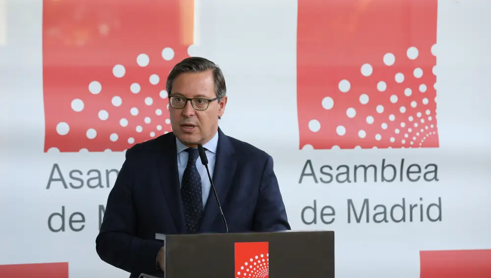 El portavoz del PP en la Asamblea de Madrid, Alfonso Serrano