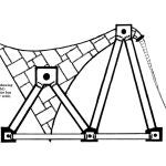 Dibujo esquemático de un colófono publicado en New Scientist en 1974