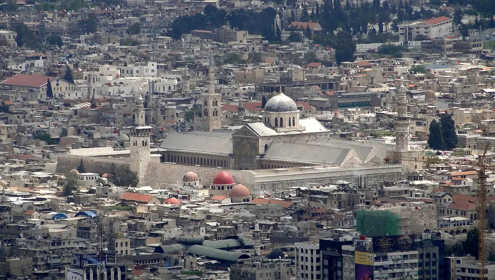 La Mezquita Umayyad, Damasco.