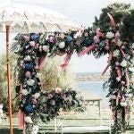 Adorno floral de una boda del florista Antonio Rivera