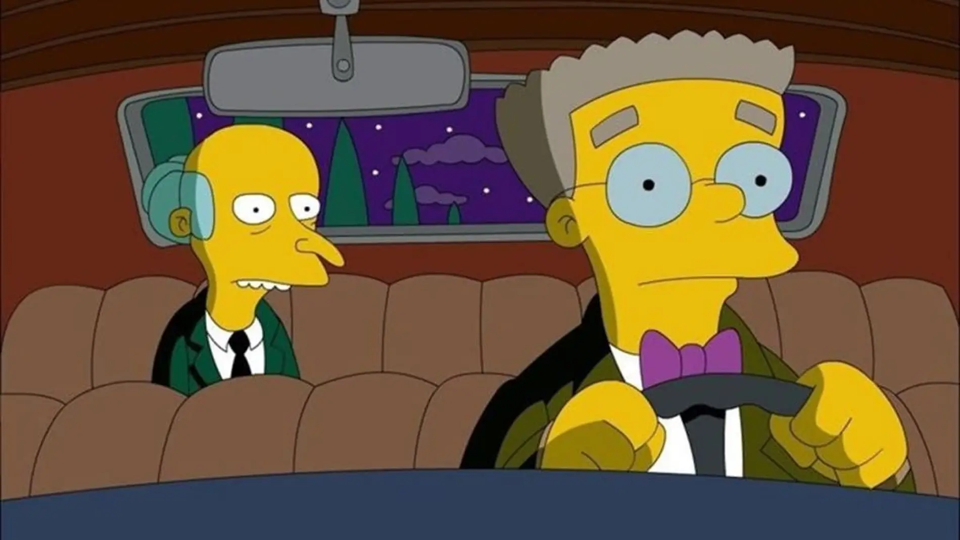 Smithers tiene una difícil relación con el señor Burns