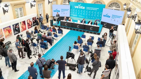 Presentación de la Gala Audiovisual almeriense en el Patio de Luces de Diputación