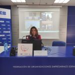 La directora general de FOES, María Ángeles Fernández, presenta el proyecto