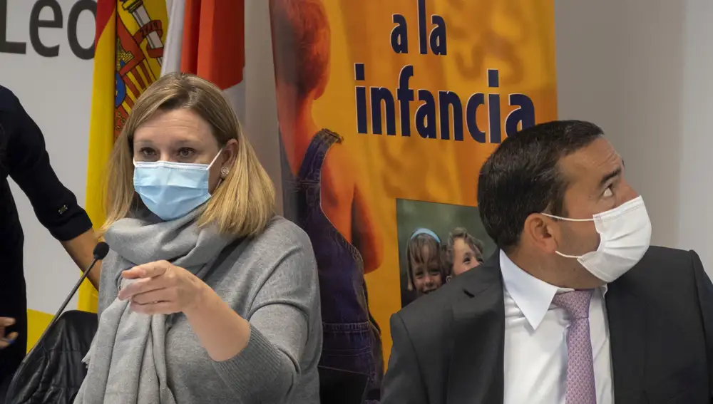 La consejera de Familia e Igualdad de Oportunidades, Isabel Blanco, presenta el Programa de Actuaciones Estratégicas para prevenir y combatir la Pobreza Infantil 2021-2027