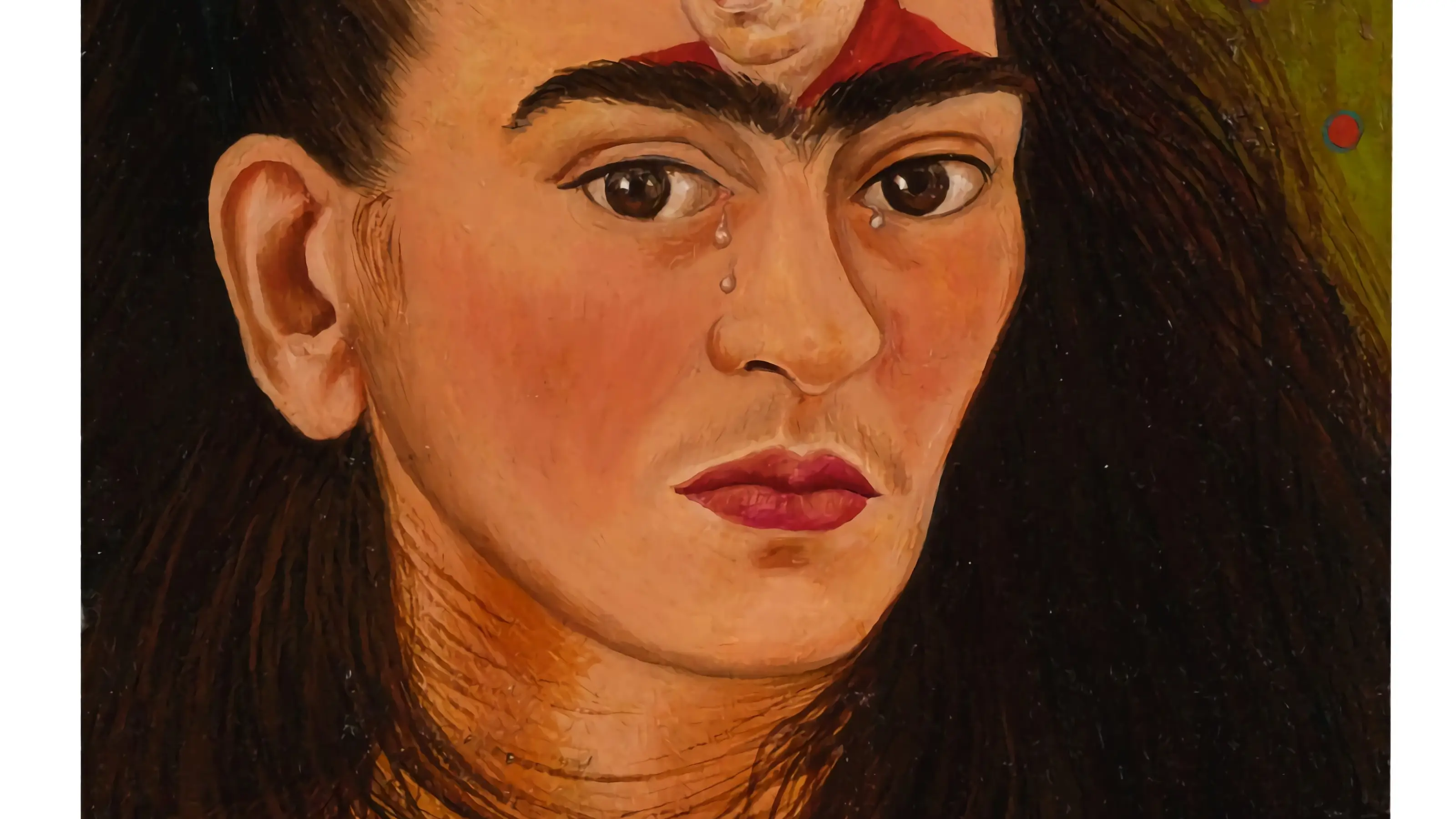 USA3541. NUEVA YORK (NY, EEUU), 16/11/2021.- Reproducción cedida por Sotheby's donde se aprecia el autorretrato &quot;Diego y yo&quot; de Frida Kahlo que marcó este martes un precio récord para una obra de un artista latinoamericano en subasta al venderse en Nueva York por 35,8 millones de dólares, cuadruplicando además el anterior máximo histórico de la propia pintora mexicana de 8 millones logrado en 2016. La obra, de pequeñas dimensiones —30 centímetros de alto y 22,4 de ancho—, es un autorretrato en primer plano de Kahlo que fue completado en 1949, pocos años antes de su muerte, y superó el récord ya en la primera puja en la sede neoyorquina de Sotheby's, que fue de 26 millones de dólares. EFE/Sotheby's /SOLO USO EDITORIAL/NO VENTAS/SOLO DISPONIBLE PARA ILUSTRAR LA NOTICIA QUE ACOMPAÑA/CRÉDITO OBLIGATORIO