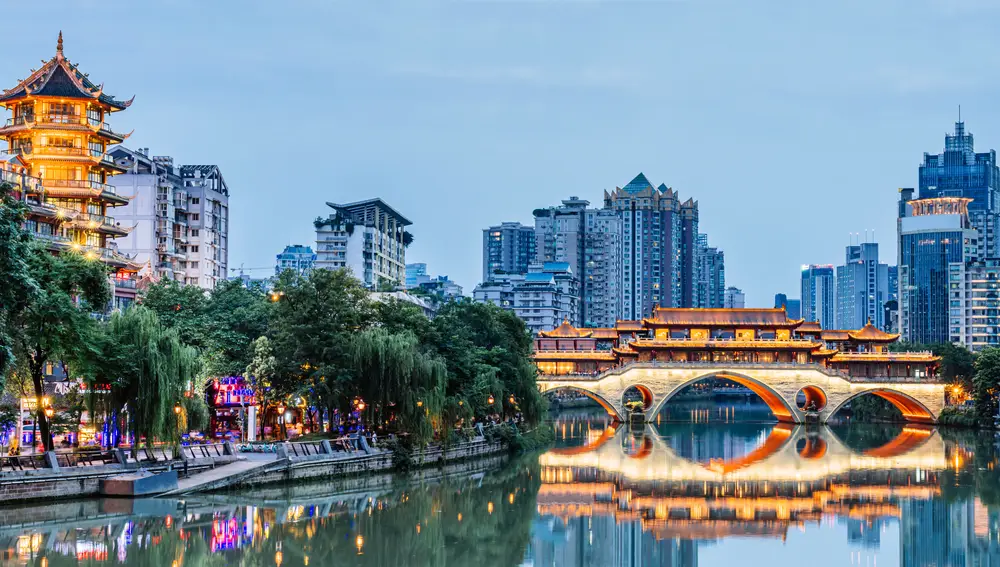 La ciudad de Chengdu