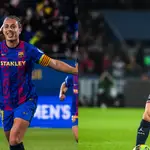 Alexia Putellas y Leo Messi