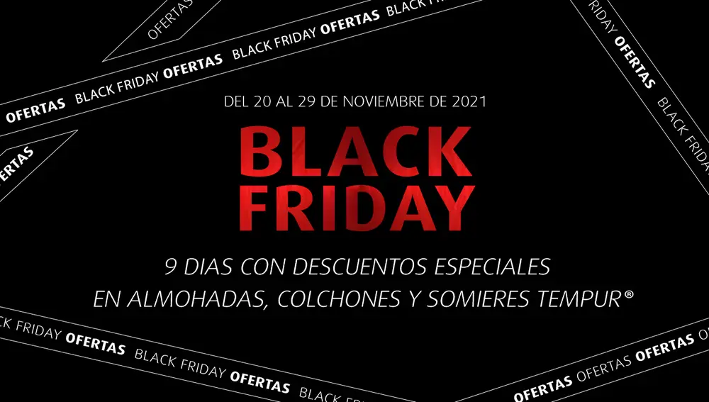 Descuentos del Black Friday en almohadas, colchones y somieres