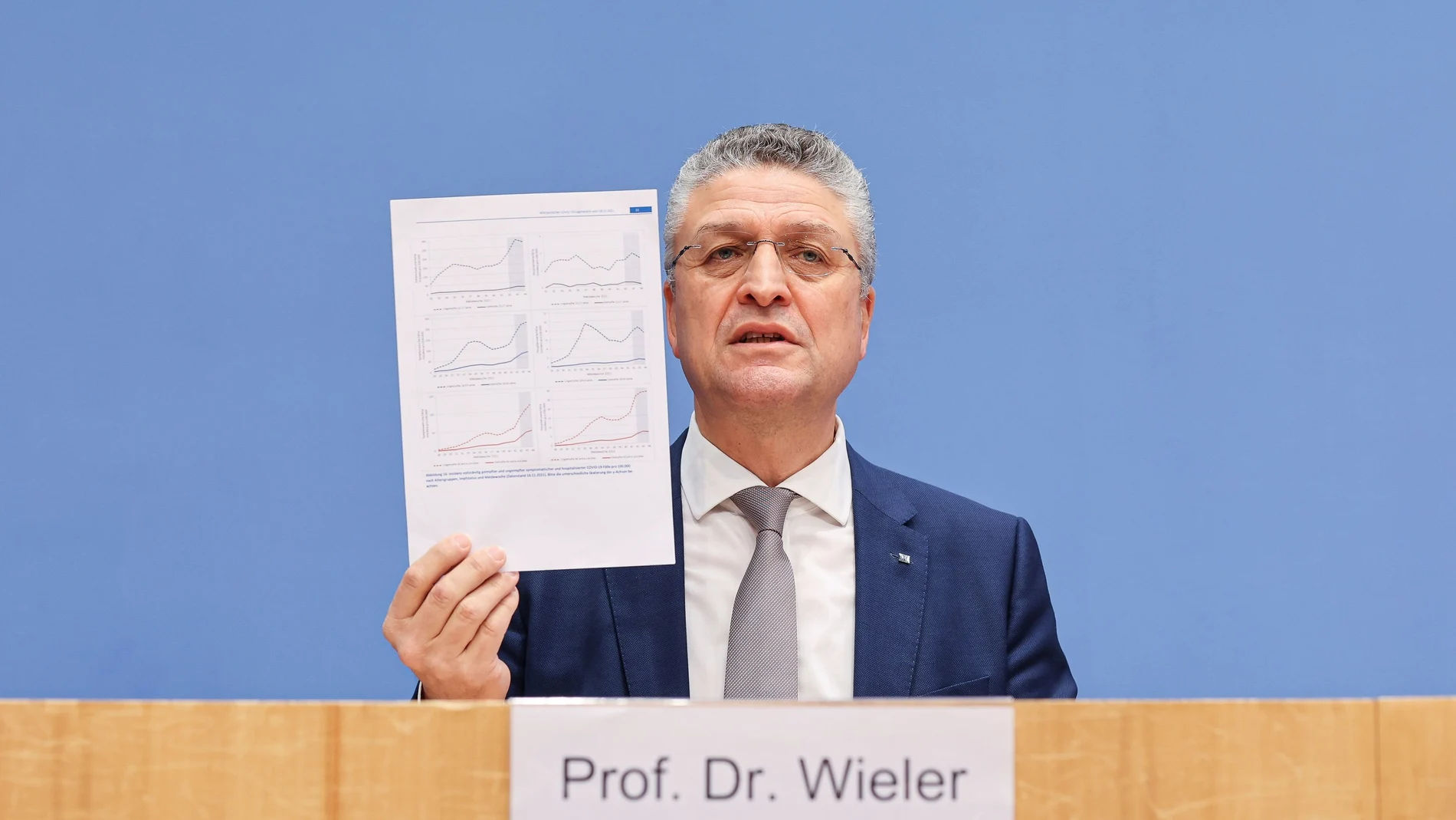 El presidente del Instituto Robert Koch Lothar Wieler