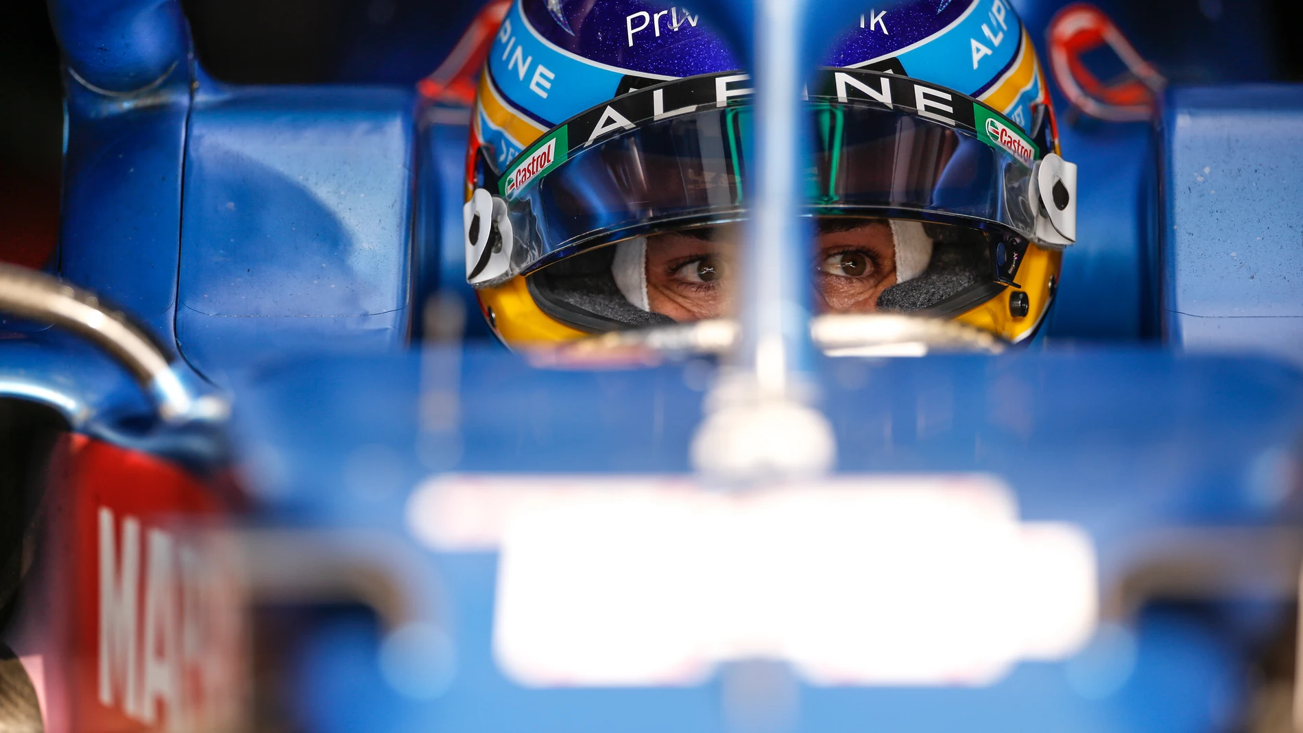 ALONSO Fernando (spa), Alpine F1 A521, portrait during the Formula 1 Ooredoo Qatar Grand Prix 2021, 20th round of the 2021 FIA Formula One World Championship from November 19 to 21, 2021 on the Losail International Circuit, in Lusail, Qatar - Photo DPPIAFP7 19/11/2021 ONLY FOR USE IN SPAIN