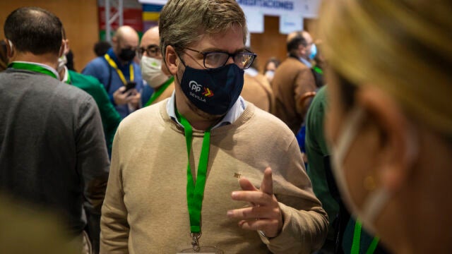 Fran Hervías en el XVI congreso autonómico del PP andaluz