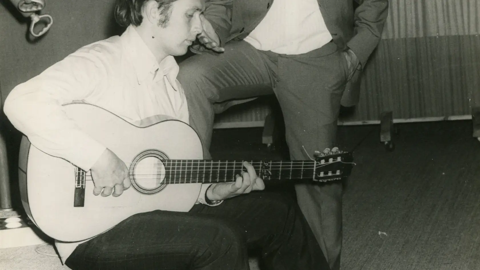 El cantaor junto a Paco de Lucía a finales de la década de los 60