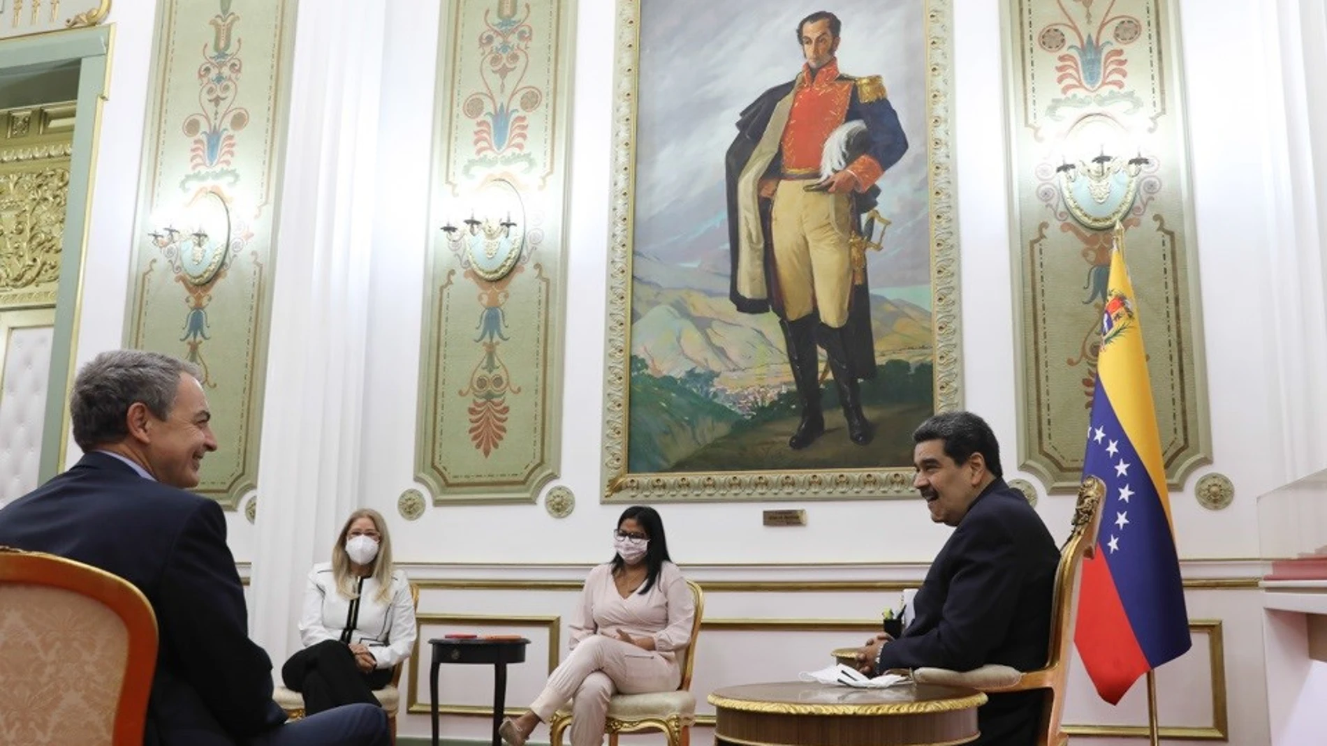 Reunión entre el presidente de Venezuela, Nicolás Maduro, y el expresidente del Gobierno de España José Luis Rodríguez Zapatero