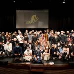Foto de familia de los premiados en el Festival de Cortos de Soria
