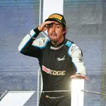 Fernando Alonso acabó tercero con su Alpine en el Gran Premio de Catar.