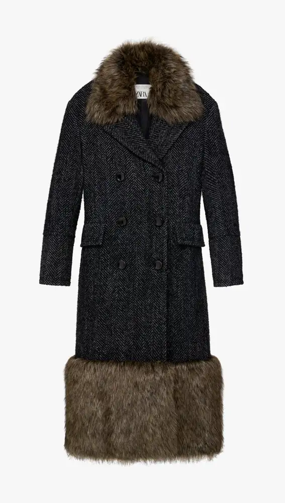 Abrigo combinado Limited Edition, de Zara
