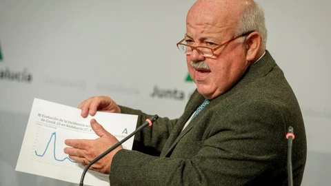 El consejero de Salud, Jesús Aguirre. EFE/Julio Muñoz