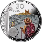 Reverso moneda Xacobeo 21-22
