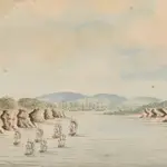 La Primera Flota llega a Botany Bay el 21 de enero de 1788