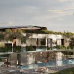 Recreación de una de las futuras villas construidas por Karl Lagerfeld en Marbella.