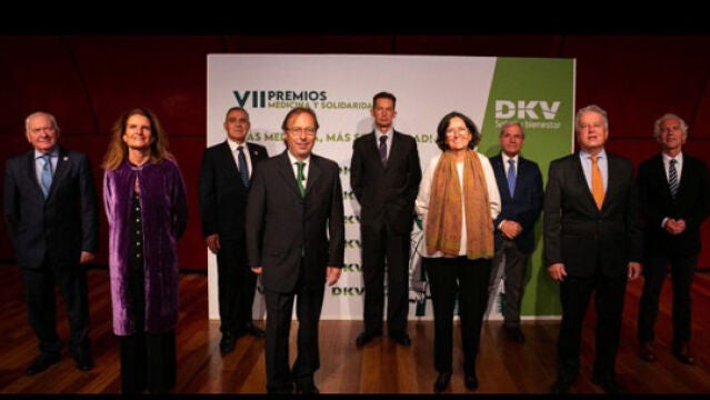 Los premiados en la edición VII de los galardones que entrega DKV seguros