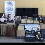 Material recuperado por la Policía Nacional