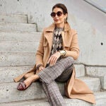 Pilar de Arce con pantalones de Bershka.