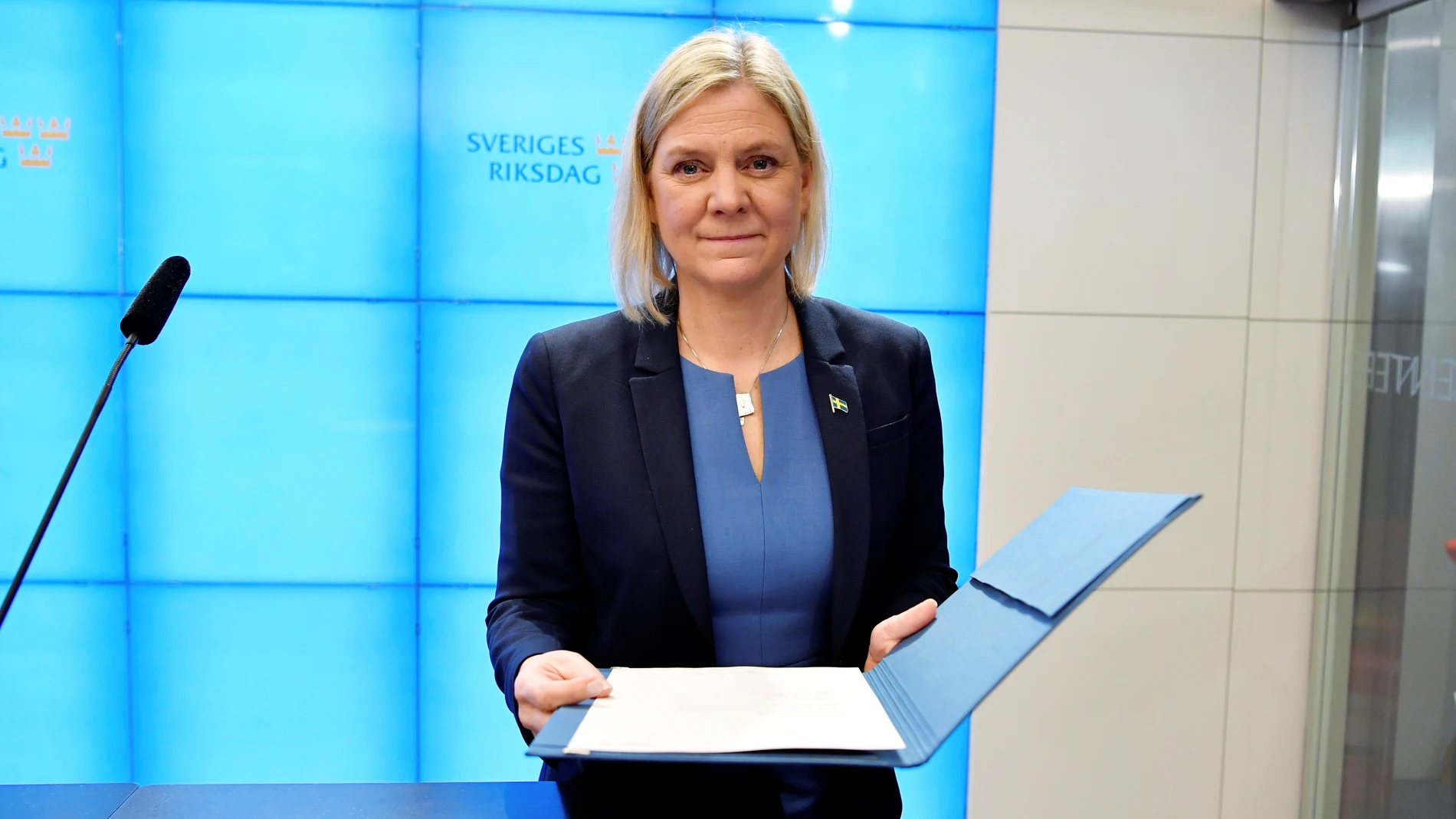 La socialdemócrata Magdalena Andersson se somete este lunes de nuevo a la confianza del Parlamento sueco