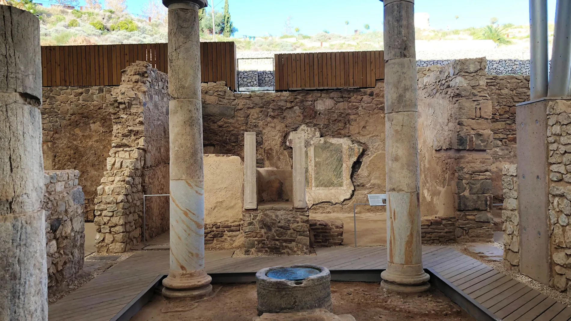 El altar a la diosa Isis situado en el Foro Romano de Cartagena