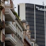Aspecto de la sede corporativa del Banco Sabadell en Barcelona