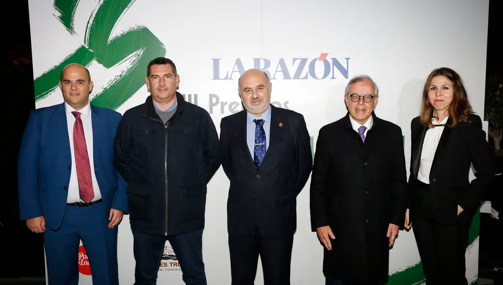 Juan Pedro Lama, Juan Ramón Jordán, Miguel Ángel Valle, Javier García y Marta Maldonado