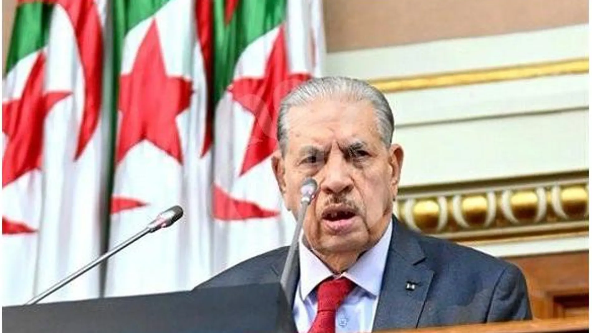 Salah Goudjil, presidente del Parlamento argelino. Ecsaharaui
