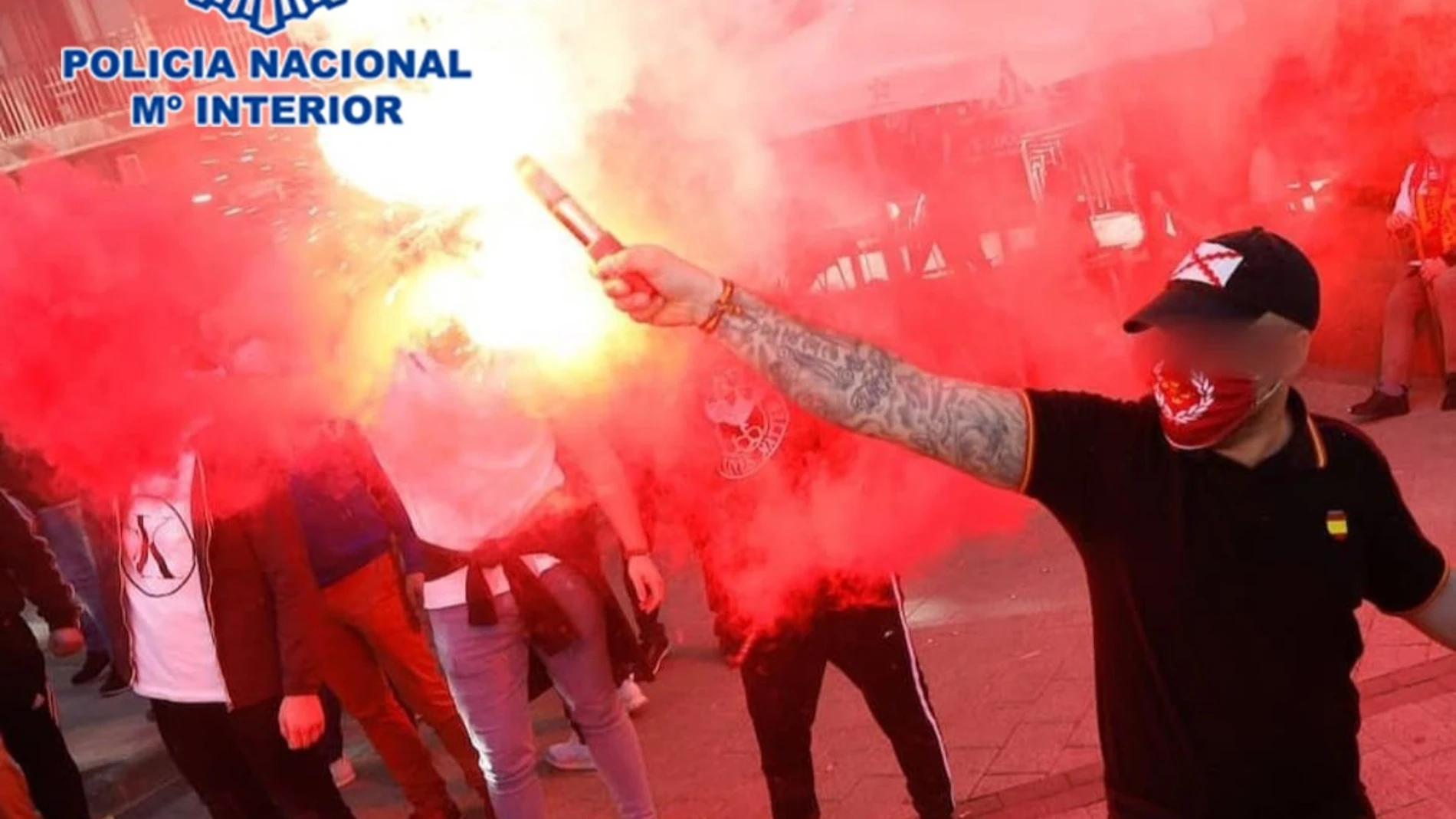 Uno de los manifestantes