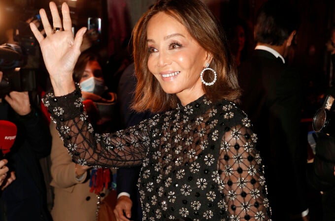Isabel Preysler arriving for Telva Tamara 40 event in Madrid