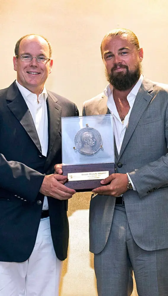 Alberto de Mónaco y Leonardo DiCaprio