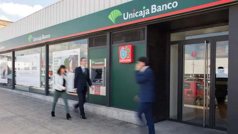 Una sucursal de Unicaja de Salamanca