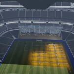 Grada abatible del Nuevo Bernabéu