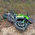 Herido un motorista tras atropellar a un corzo en la carretera DSA-360, en Casillas de Flores (Salamanca)