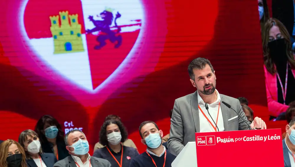 Discurso del reelegido secretario general del PSOE de Castilla y León, Luis Tudanca
