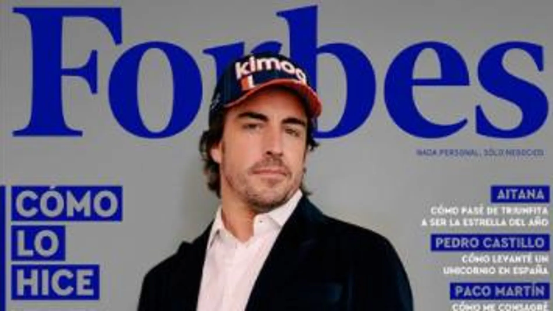 Fernando Alonso en la portada de la revista "Forbes"