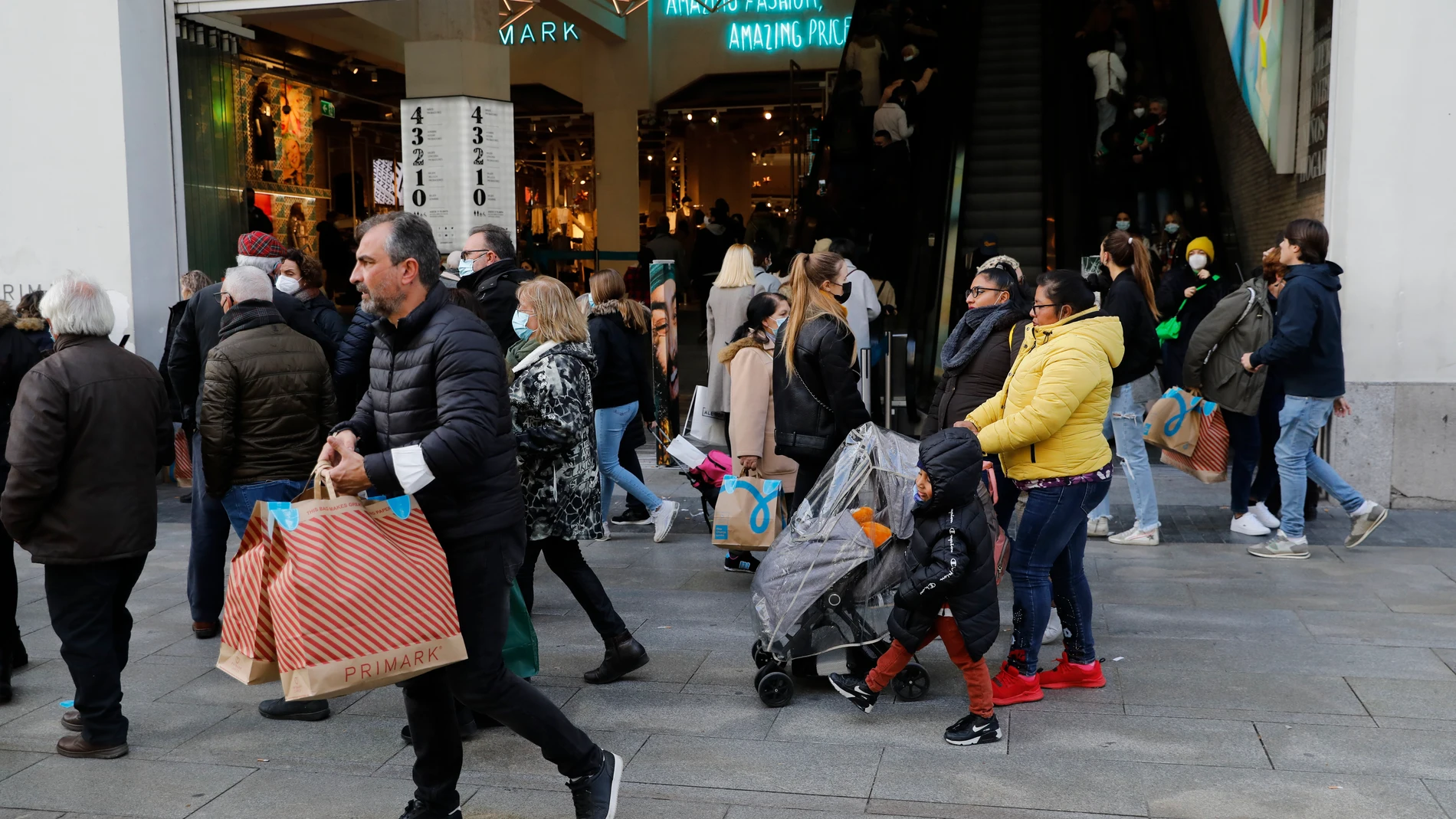 Compras en el centro de Madrid